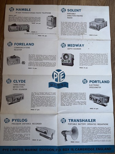 Pye marine vintage radio - pye,