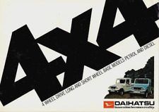Daihatsu Fourtrak 1979-1981 UK Market Foldout Brochure F20, F25, F50 & F55 Taft