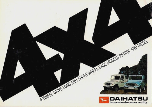Daihatsu fourtrak 1979 1981 - daihatsu, 1979-1981