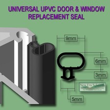 UNIVERSAL BLACK SEAL UPVC DOOR