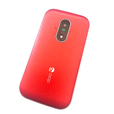 Doro Red 6820 4G Seniors Unlocked Flip Phone ✔  Includes Chg Cradle • DFC-0380