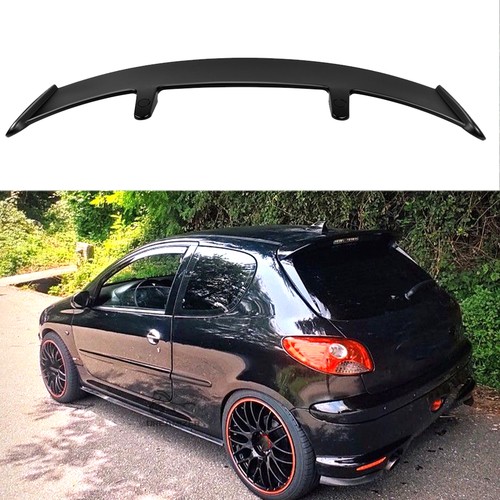 Matte black rear roof - black,
