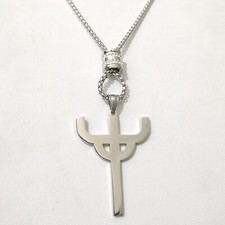 Judas Priest Necklace S.Steel zircon Hot Men Favorite Pendant merch logo symbol