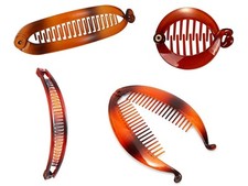 UK BANANA CLIP FISH CLIP HAIR CLIP HAIR COMB FISH CLIP BLACK OR TORT NEW HAIR DO