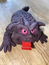 Vintage Boglin Likk Action Purple Boglin with working tongue 90s Toy