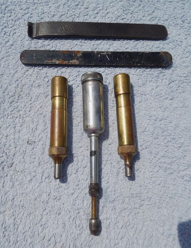 Vintage motorcycle grease guns - vintage,
