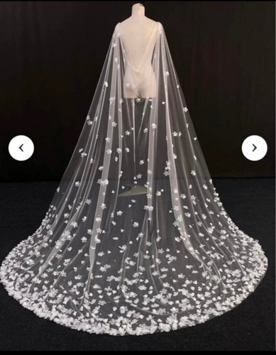 Cathedral length flower bridal - cathedral,