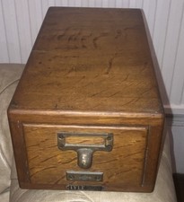 Vintage Lyle Wood Index Card