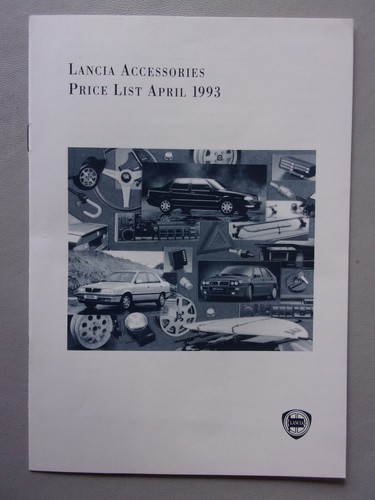 Lancia accessories orig 1993 - accessories,