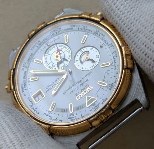 Seiko world timer - world, 6m15-0020