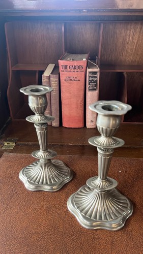 One pair candlesticks - pair, of