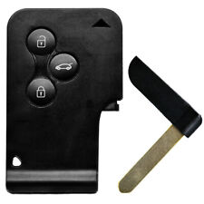 Key Card Housing Remote Control + Blank for Renault Megane Grand Scenic Laguna
