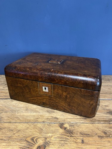 Antique box writing slope in - writing,