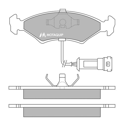 Brake pads set for ford - ford, escort