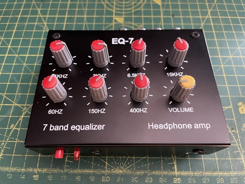Band graphic equaliser with - band,