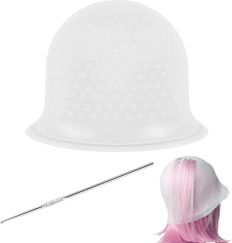 Hair highlighting cap and - cap, hook