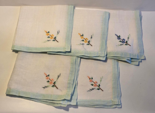 Vintage hand embroidered