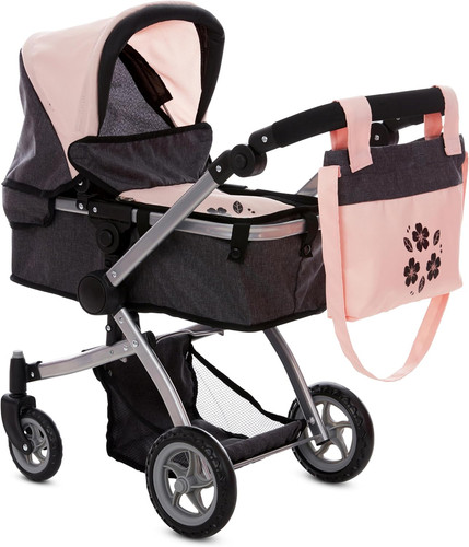 Baby doll convertible pram - doll,