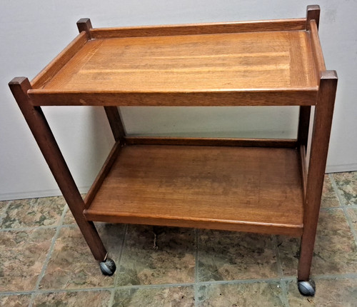 Vintage teak trolley - trolley, bar