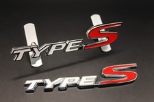 White TYPE Red S Chrome Edges