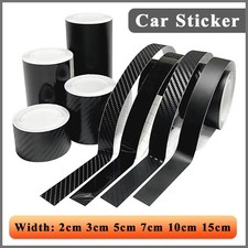 Car Door Protector Sill Scuff Cover Sticker Carbon Fiber Strip Anti-Scratch Tape