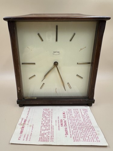 Vintage smiths mantel clock - vintage,