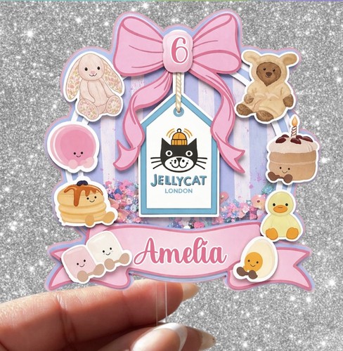 Jellycat personalised cake - jellycat,