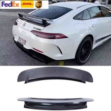 Real Carbon Fiber Rear Spoiler Wing For Benz AMG GTR gt63 gt63s gt50 gt53 15-21