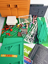 Vintage Subbuteo 1970's Stadium Edition Spare parts - pitch, players, scoreboard