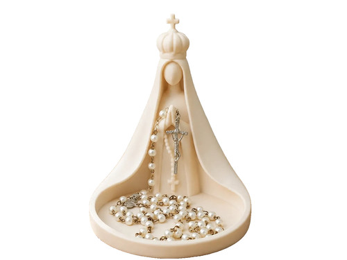 Virgin mary rosary holder - mary,