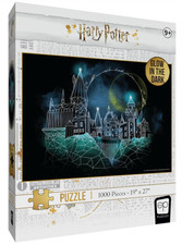 Harry Potter Magic of Hogwarts Glow - 1000pc Puzzle New