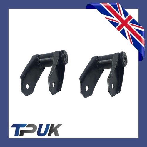 Rear leaf spring shackes - leaf, for