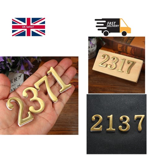 Door numbers brass - -,