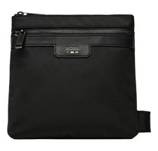 Boss Man's Shoulder Bag with Logo On Front Ray N Envelope 50536191 Black