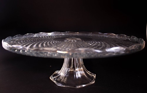 Large vintage pressed glass - large,