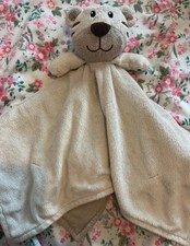 Primark Early Days Tiger Cat Beige & Brown Comforter Soft Toy 45cm x 46cm