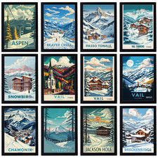 Vintage Ski Resorts Travel