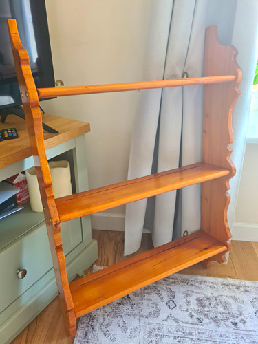Wooden wall mounted tier - wooden,