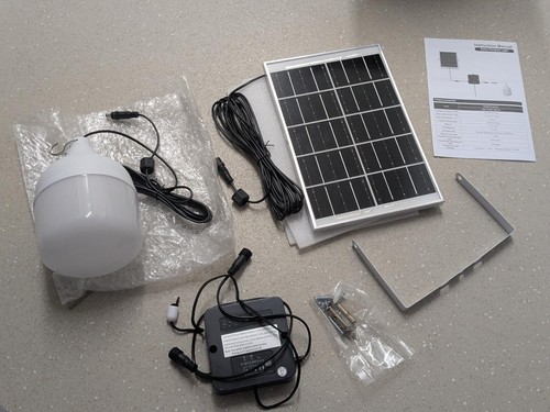 Solar shed light indoor - shed,
