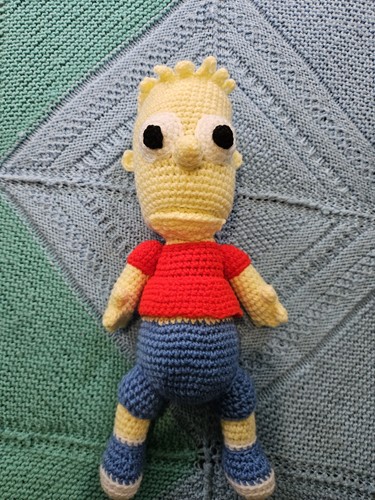 Handmade crochet bart - handmade,