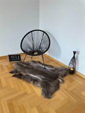 Exclusive Reindeer Hide Skin 130x101 cm Scandinavian Rug Prime Quality Real #531