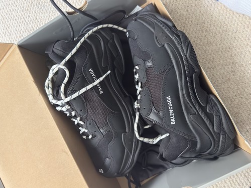 Mint balenciaga triple shoe - balenciaga,
