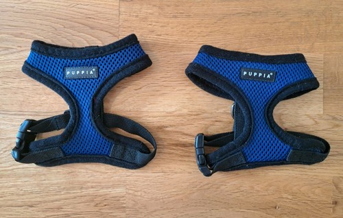 Puppia soft mesh blue dog - mesh,