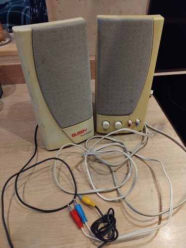 Vintage busby audio speakers - audio,