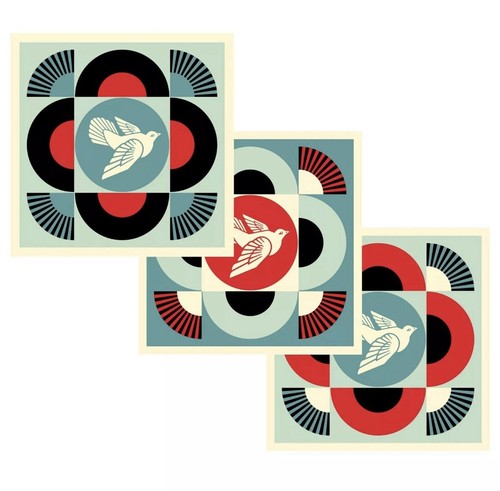 Shepard fairey geometric - shepard, doves