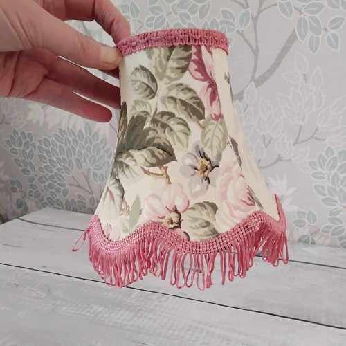 Small clip fabric floral - clip,