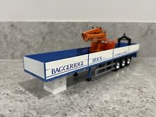 Corgi - Dropside Trailer w/Crane Hiab - Baggeridge Brick - CC12925 - 1:50 - Mint