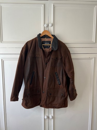 Barbour bushman wax - jacket, l