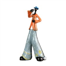 Jazz Band Player Figurines Vintage Musician Figure Resin Statues Desktop5029