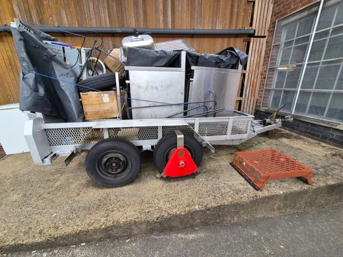 Twin axle plant - axle, trailer